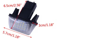 1PCS 12V Weiß 6000K 18SMD LED Lizenz Licht Für peugeot 206 207 306 307 308 5008  - Bild 1 von 4