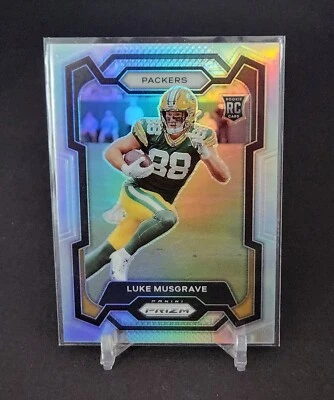 2023 Panini Prizm  Silver #337  Luke Musgrave RC Green Bay Packers - Image 1 of 2
