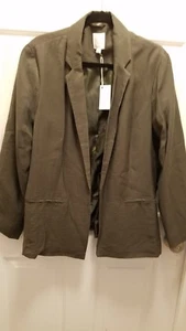 Neu mit Etikett Lauren Conrad Damenblazer entspannt vorne offen, Größe XLarge, Einzelhandel 64,00 $ - Bild 1 von 2