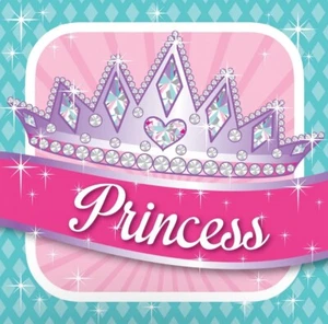 Princess Napkins Party Lunch Napkins 16ct Girls Birthday Favor Party Supply - Picture 1 of 1