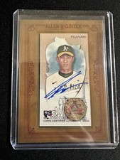 SHINTARO FUJINAMI 2023 TOPPS ALLEN & GINTER FRAMED MINI AUTO RC