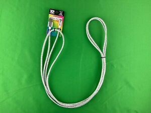 FAST CHARGE Iphone/Ipad Charging Cable 10ft Long Glow in the Dark 2.4amp Silver