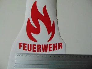 Feuerwehr Aufkleber, hochwertiger Folienschnitt , neu entworfen nur bei uns ! - Bild 1 von 8