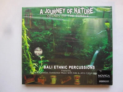 A JOURNEY OF NATURE CD - SOUNDS OF THE JUNGLE, BALI ETHNIC PERCUSSIONS -RELAXING - Image 1 of 2