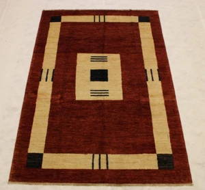 6'9" x 8'10" ft. Pakistani Vegetable Dye Hand Knotted Wool Oriental Rug - Picture 1 of 6