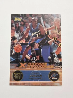 2001 TOPPS 151 MICHAEL JORDAN XCEEDING XPECTATIONS - Image 1 of 2