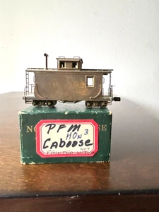 LATÓN PFM UNITED D& R.G.W. Caboose corto sin pintar HOn3 1:87 - Imagen 1 de 2