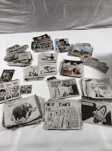 Massive Lot of Newspaper Color And Black White Comic Strip Clippings - 100s - Picture 1 of 24