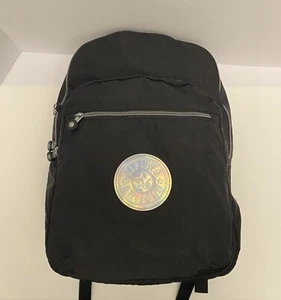 Kipling 17" großer Chuwy Rucksack Bookbag schwarz Hologramm Logo! - Bild 1 von 9