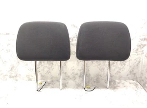 11-18 DODGE DURANGO GRAND CHEROKEE FRONT SEAT ACTIVE HEADREST BLACK CLOTH SET 2 - Picture 1 of 3