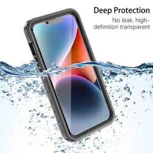 Outdoor Case Schutz hülle 360° Stoßfest Wasserdichte für iPhone 14/13/11 Pro/Max - Bild 1 von 12