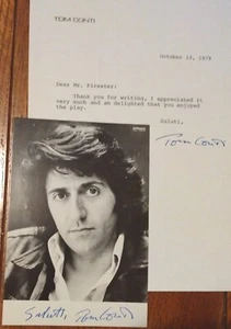 Actor Director Tom Conti Autograph ~Signed Inscribed Photo & Typed Letter Signed - Picture 1 of 3