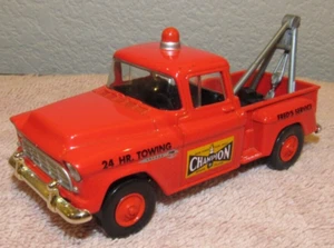 Champion Spark Plugs 1955 Chevrolet 3100 Freds Service Tow Truck - 2005 Matchbox - Picture 1 of 3