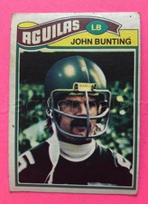 1977 Topps Mexican # 56 JOHN BUNTING Eagles North Carolina