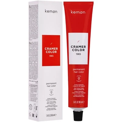 Kemon Cramer Color 100ml, cremiges Professionell Haarfärbemittel mit Kokosnussöl