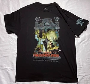 Universal Halloween Horror Nights HHN UOAP Passholder Exclusive Black T-Shirt XL - Bild 1 von 1