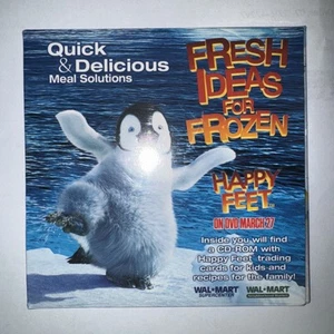 Happy Feet Promo CD Rom Quick And Delicious Meal Solutions Recipes Trading Card - Picture 1 of 2