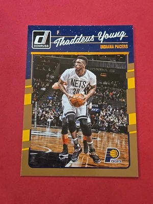 2016-17 Thaddeus Young Panini Donruss #96 - Image 1 of 2