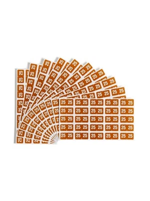 Smead 2025 Year Labels Brown Color Coded Filing System 250 Durable Labels - Image 1 of 4
