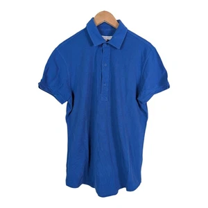 Orlebar braun blau Poloshirt Herren Medium, 100% Baumwolle sehr guter Zustand 🚀 - Bild 1 von 11