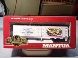 Mantua HO Gauge Pennsylvania 2002 Farm Show Box Car Railroad Train - Picture 1 of 5