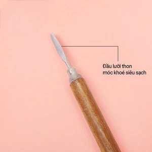 2 kompakte eingewachsene Nagelreiniger mit Holzgriff - professionelles Nagelpflegewerkzeug - Bild 1 von 12