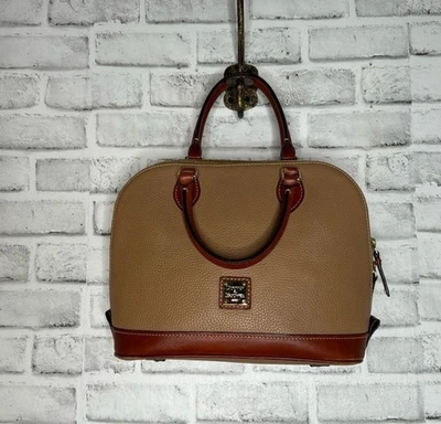 Dooney & Bourke Grain Pebble LeatherSatchel Handbag Purse (Retail $478) - Image 1 of 4