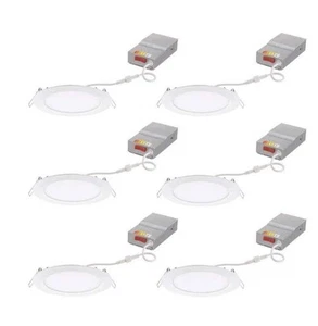 Juno WF4 4" Ultra Slim Canless LED Recessed Light, Selectable CCT (6-Pack) - Picture 1 of 13