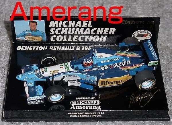 18 Amerang Special Order 1 43 Benetton Renault B195 Schumacher British GP 1995 B - Image 1 of 1