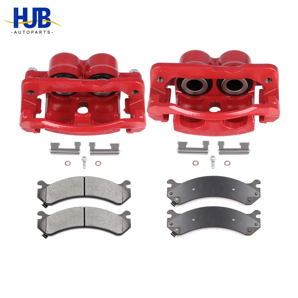 Front Brake Calipers And Ceramic Pad Kit For 2003 2004 2005 GMC Savana 2500 - Image 1 of 4