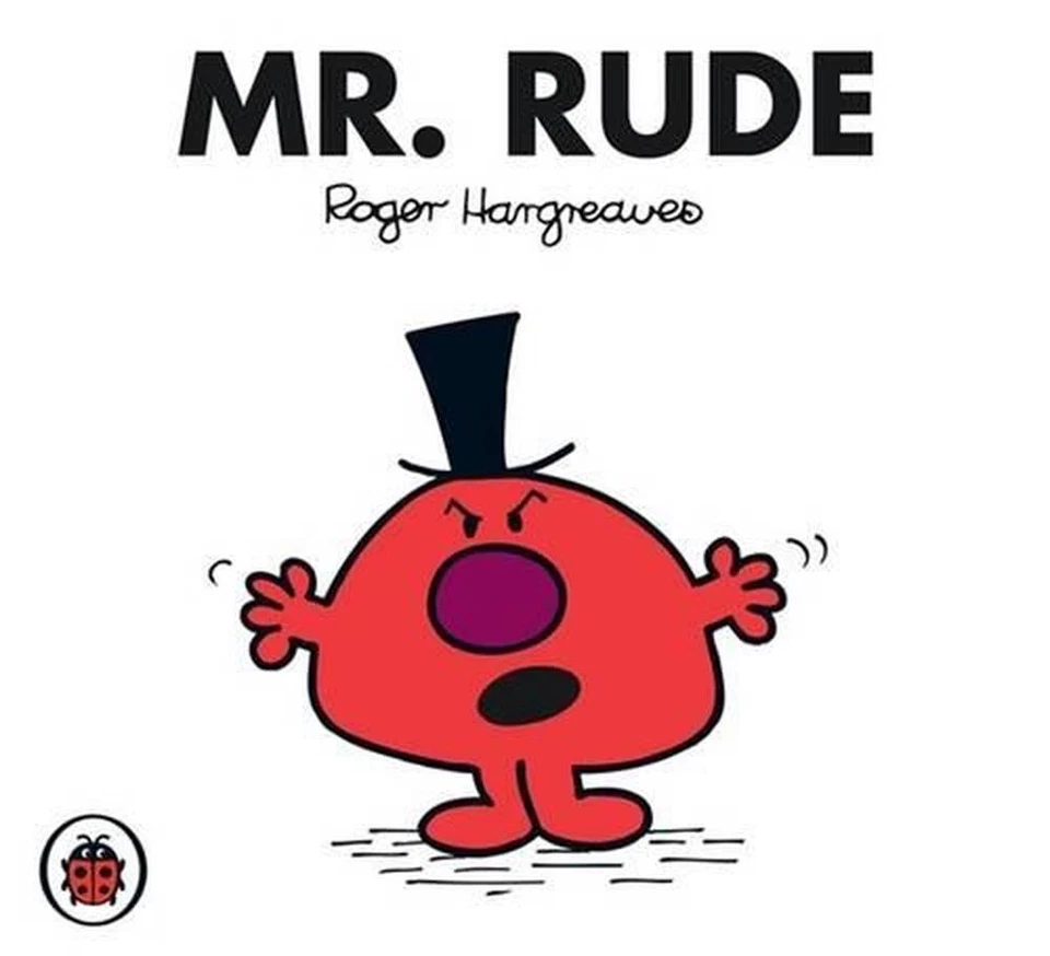Mr Rude V45: Mr Men and Little Miss by Roger Hargreaves (English) Paperback Book - Image 1 of 1