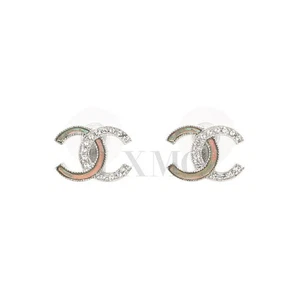 CHANEL Silber Ohrringe Quarz CC Logo Silber Ohrringe A97531 133156854 - Bild 1 von 10