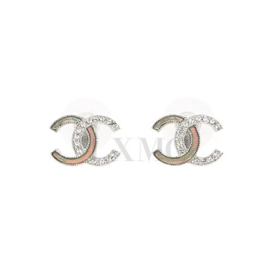 CHANEL Silber Ohrringe Quarz CC Logo Silber Ohrringe A97531 133156854 - Bild 1 von 4