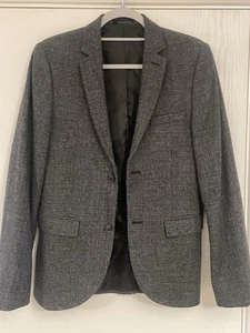 Men’s Dark Grey/Charcoal Smart Casual Blazer - Picture 1 of 5