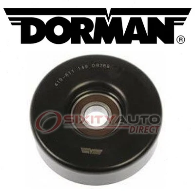 Dorman TECHoice Drive Belt Idler Pulley for 1993-1999 Saturn SW1 1.9L L4 me - Image 1 of 4