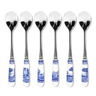 Spode Blue Italian Tea Spoons (Set of 6)