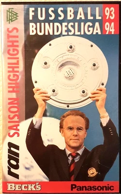 Fußball Bundesliga 1993/1994 - Saison-Highlight, Franz Beckenbauer, VHS Video - Bild 1 von 4