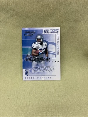2001 Quantum Leaf #AMAR-5 Ricky Watters All-Millennium Marks /1000 Seahawks 🔥 - Image 1 of 2