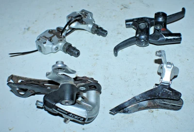 Shimano Deore Acera DiaCompe X1 Groupset PD-525 RD-M360 FD-MT60 Hybrid MTB Trail - Image 1 of 4