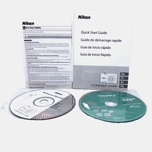 NIKON S3300 COOLPIX DIGITALKAMERA REFERENZDISC und ViewNX2 DISC - Handbücher - Bild 1 von 5