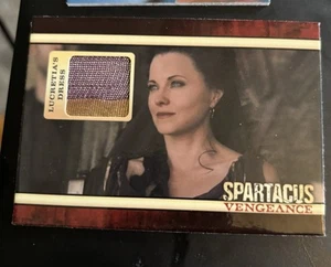 Spartacus Vengeance Lucy Lawless Lucretia's Dress Costume Relic Card Two Colo - Picture 1 of 4