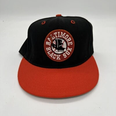 De Colección Baltimore Black Sox Sombrero Talla 7 1/4 Ligas Negras Béisbol De Colección Años 90 Ajustado Foto 1 de 4