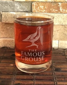 THE FAMOUS GROUSE Collectible Whiskey Glass 8 Oz - Picture 1 of 1