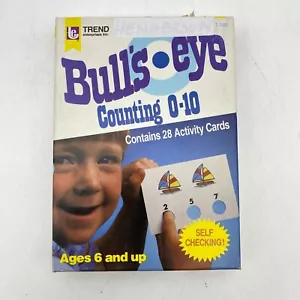 Bull's Eye Counting Activity Cards COMPLETE Trend Enterprises 1984 Numbers Math - Picture 1 of 8