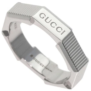 GUCCI Ring Link to Love #12 K18 White Gold - Picture 1 of 8