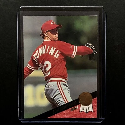 1993 Leaf Baseball Card #359 Tom Browning Cincinnati Reds Pitcher - Image 1 of 4