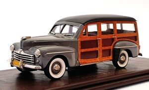 Brooklin Models 1/43 Scale BML23 - 1948 Ford V8 Station Wagon - Rotunda Grey