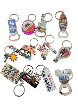 Set of 12 Los Angeles dodgers California Souvenir Keychain or Magnet LA CA gift  - Image 1 of 2
