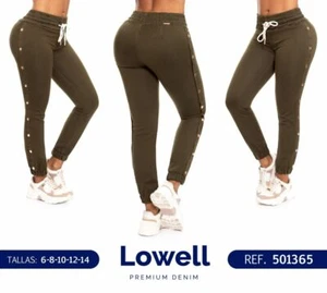 DAMEN JEANS COLOMBIANOS COLOMBIAN PUSH UP LEVANTA COLA BUTT LIFT JOGGER GRÜN - Bild 1 von 3