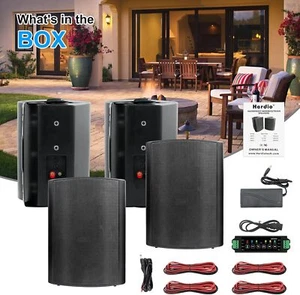 Altavoces Bluetooth 4*Herdio 6,5 pulgadas interiores exteriores montaje en pared bajos impermeables - Imagen 1 de 38